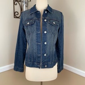 Gap Cotton Medium Faded Wash Denim Jean Jacket